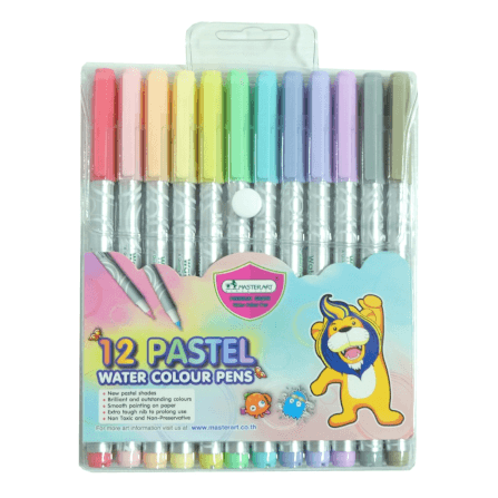 ปากกาสีเมจิก Master Art (มาสเตอร์อาร์ต) 12 สี (พาสเทล)